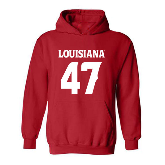Louisiana - NCAA Football : Maurice Brown Jr - Sports Shersey Hooded Sweatshirt-0
