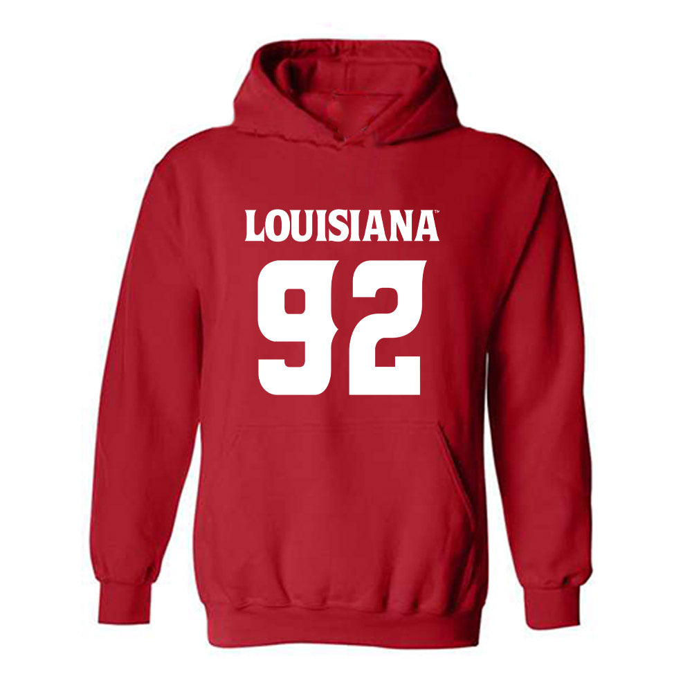 Louisiana - NCAA Football : Nathan Torney - Sports Shersey Hooded Sweatshirt-0