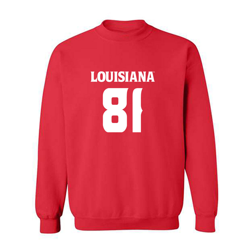 Louisiana - NCAA Football : Jaiden Smith - Sports Shersey Crewneck Sweatshirt-0