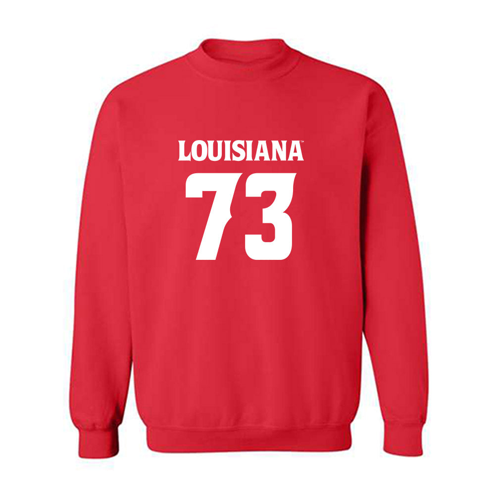 Louisiana - NCAA Football : Jayden McAllister - Sports Shersey Crewneck Sweatshirt-0