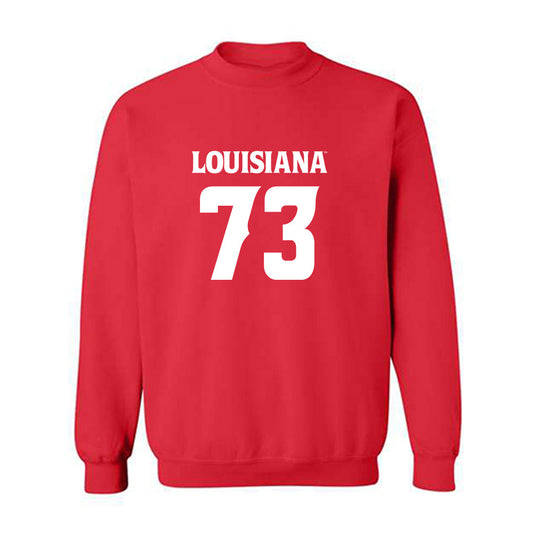 Louisiana - NCAA Football : Jayden McAllister - Sports Shersey Crewneck Sweatshirt-0