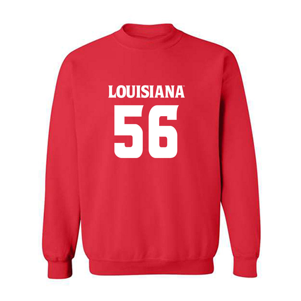 Louisiana - NCAA Football : Korbin Ashmore - Sports Shersey Crewneck Sweatshirt-0