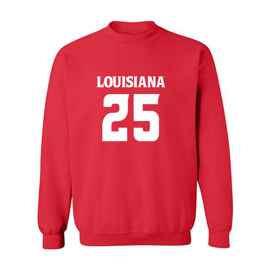 Louisiana - NCAA Football : Hutch Swilley - Sports Shersey Crewneck Sweatshirt-0