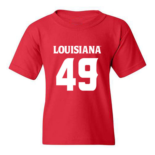 Louisiana - NCAA Football : Travin Moore - Sports Shersey Youth T-Shirt-0
