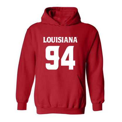 Louisiana - NCAA Football : Timahj Jones - Sports Shersey Hooded Sweatshirt-0