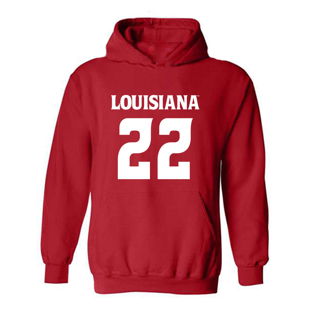 Louisiana - NCAA Football : Kevin Malone - Sports Shersey Hooded Sweatshirt-0