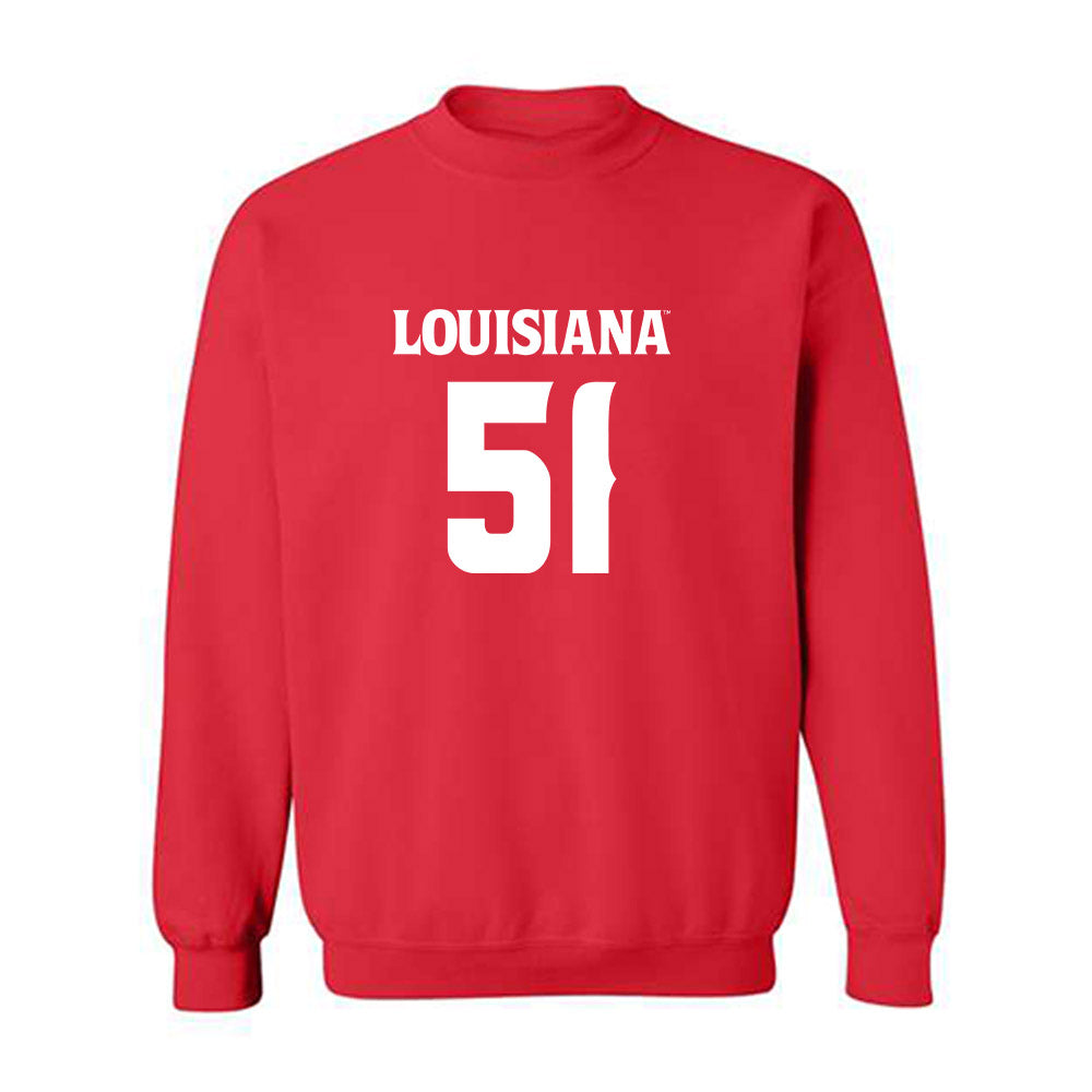 Louisiana - NCAA Football : Hayden Darbonne - Sports Shersey Crewneck Sweatshirt-0