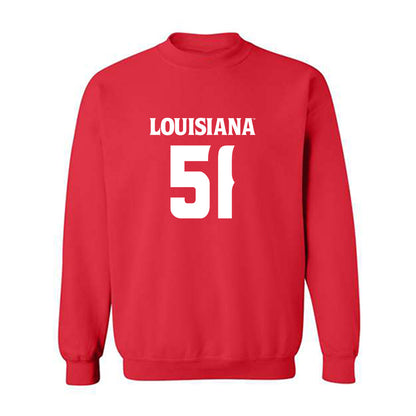 Louisiana - NCAA Football : Hayden Darbonne - Sports Shersey Crewneck Sweatshirt-0