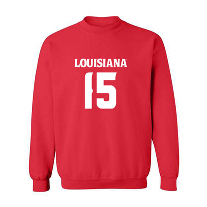 Louisiana - NCAA Football : Jacorian Norris - Sports Shersey Crewneck Sweatshirt-0