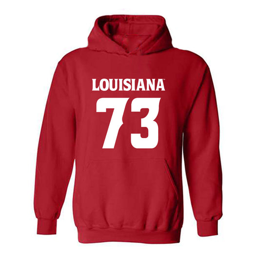 Louisiana - NCAA Football : Jayden McAllister - Sports Shersey Hooded Sweatshirt-0