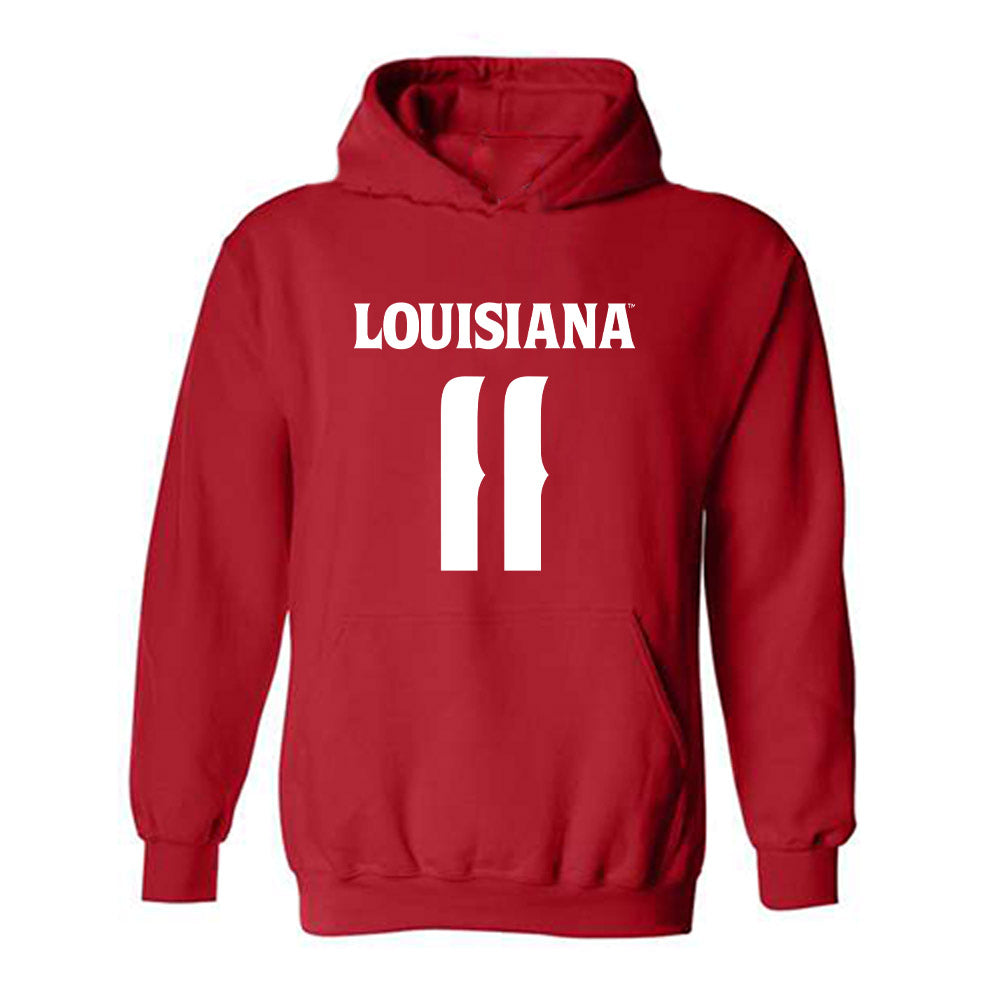 Louisiana - NCAA Football : Daniel Beale - Sports Shersey Hooded Sweatshirt-0