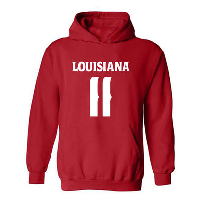 Louisiana - NCAA Football : Daniel Beale - Sports Shersey Hooded Sweatshirt-0