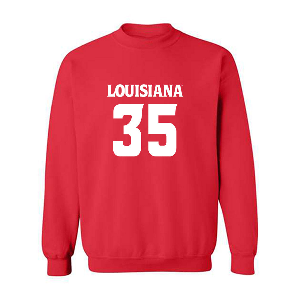Louisiana - NCAA Football : Collin Jacob - Sports Shersey Crewneck Sweatshirt-0