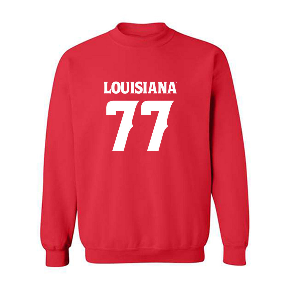 Louisiana - NCAA Football : Jakoby Isom - Sports Shersey Crewneck Sweatshirt-0
