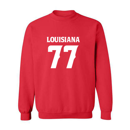 Louisiana - NCAA Football : Jakoby Isom - Sports Shersey Crewneck Sweatshirt-0