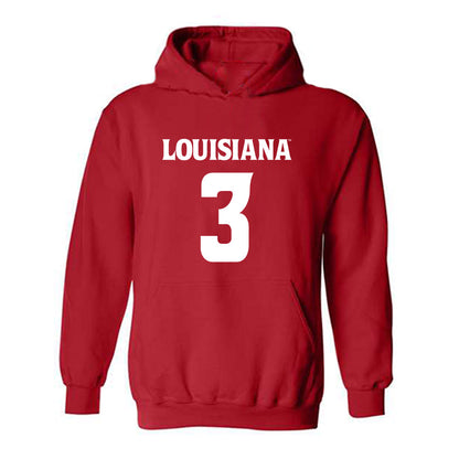 Louisiana - NCAA Football : Jaden Dugger - Sports Shersey Hooded Sweatshirt-0