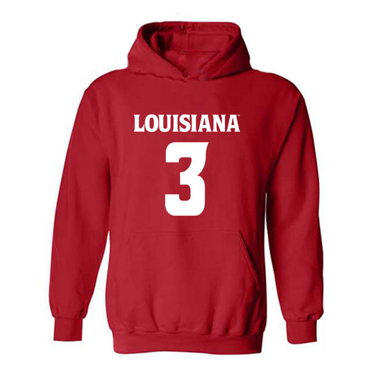 Louisiana - NCAA Football : Jaden Dugger - Sports Shersey Hooded Sweatshirt-0