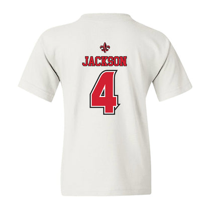 Louisiana - NCAA Women's Basketball : Jazmyne Jackson - Replica Shersey Youth T-Shirt-1