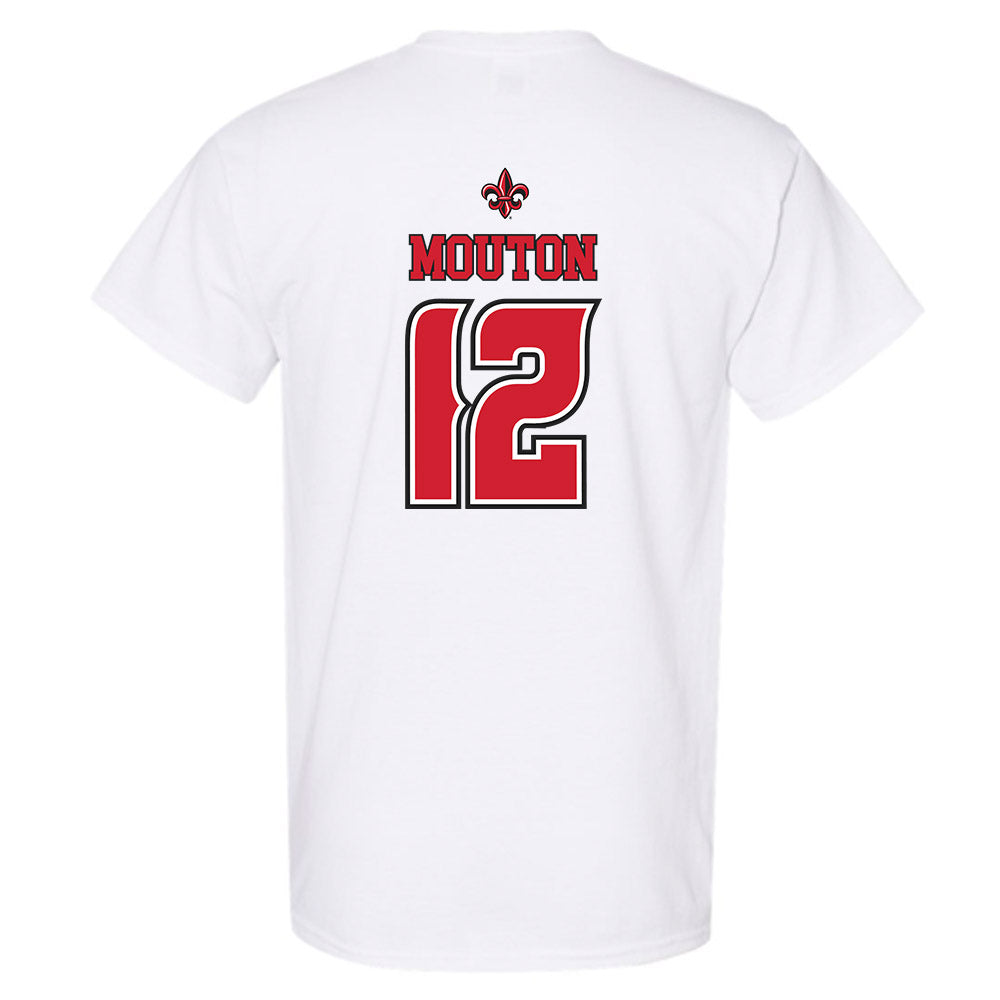 Louisiana - NCAA Men's Basketball : Michael Mouton - Replica Shersey T-Shirt-1