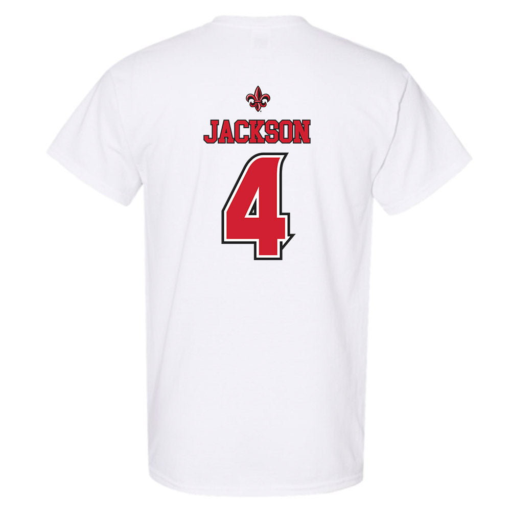 Louisiana - NCAA Women's Basketball : Jazmyne Jackson - Replica Shersey T-Shirt-1