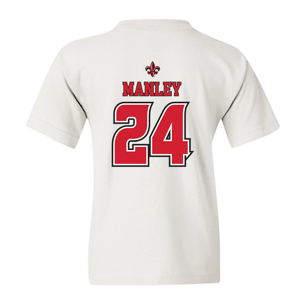 Louisiana - NCAA Women's Basketball : Mikaylah Manley - Replica Shersey Youth T-Shirt-1