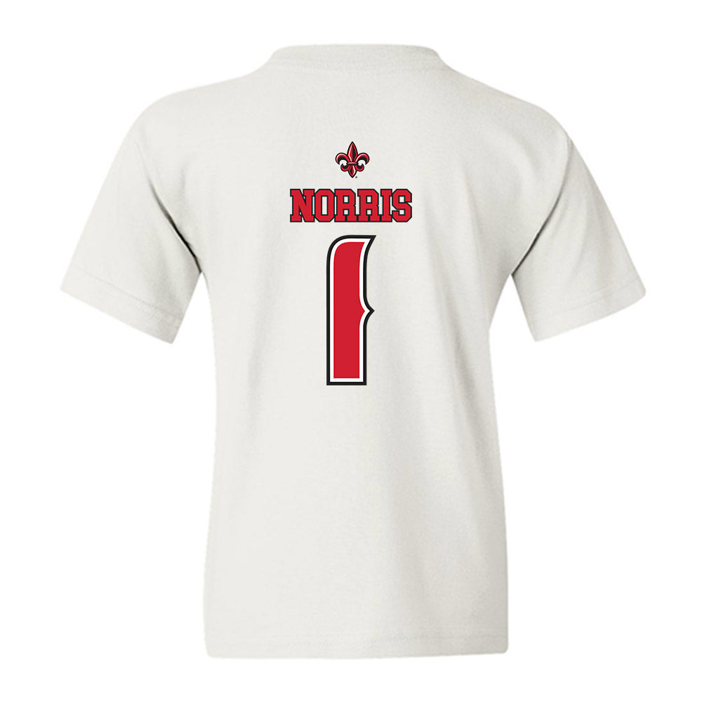 Louisiana - NCAA Women's Basketball : Kahlen Norris - Replica Shersey Youth T-Shirt-1