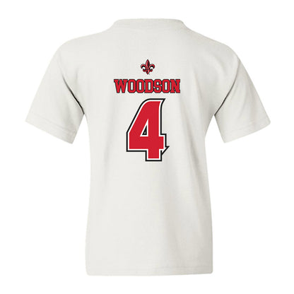 Louisiana - NCAA Men's Basketball : Dariyus Woodson - Replica Shersey Youth T-Shirt-1