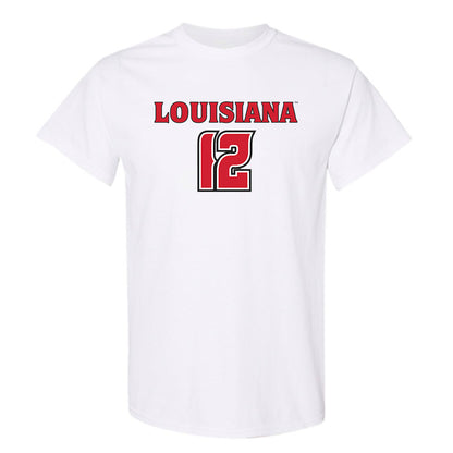 Louisiana - NCAA Men's Basketball : Michael Mouton - Replica Shersey T-Shirt-0