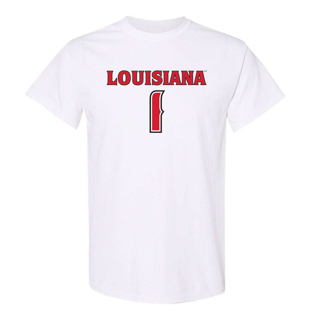 Louisiana - NCAA Men's Basketball : Zeke Cook - Replica Shersey T-Shirt-0
