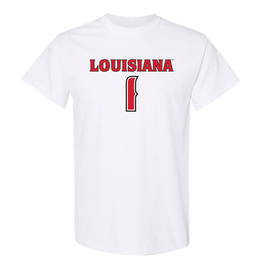 Louisiana - NCAA Men's Basketball : Zeke Cook - Replica Shersey T-Shirt-0