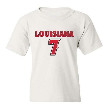 Louisiana - NCAA Men's Basketball : Christian Landry - Replica Shersey Youth T-Shirt-0