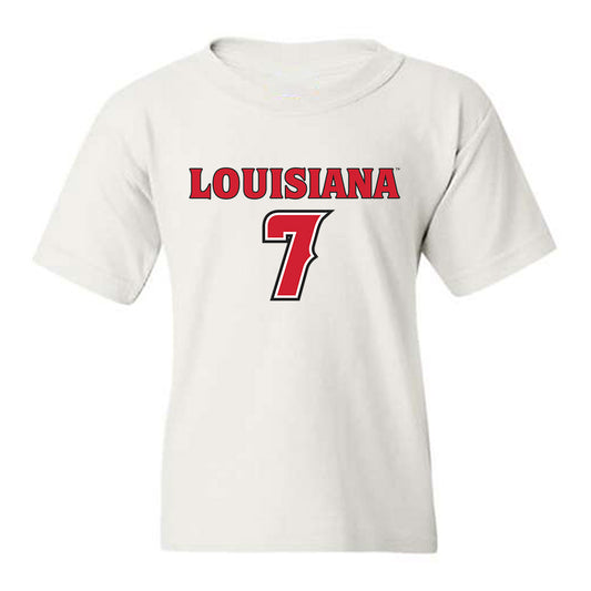 Louisiana - NCAA Men's Basketball : Christian Landry - Replica Shersey Youth T-Shirt-0