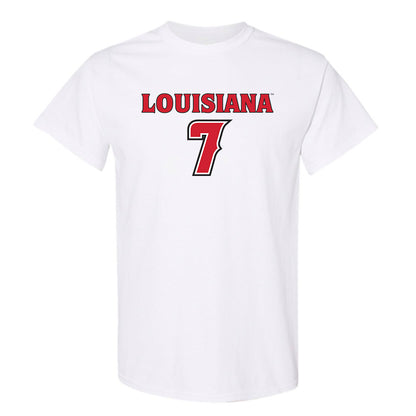 Louisiana - NCAA Men's Basketball : Christian Landry - Replica Shersey T-Shirt-0