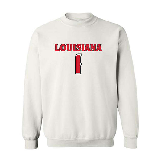 Louisiana - NCAA Men's Basketball : Zeke Cook - Replica Shersey Crewneck Sweatshirt-0