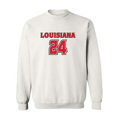 Louisiana - NCAA Women's Basketball : Mikaylah Manley - Replica Shersey Crewneck Sweatshirt-0