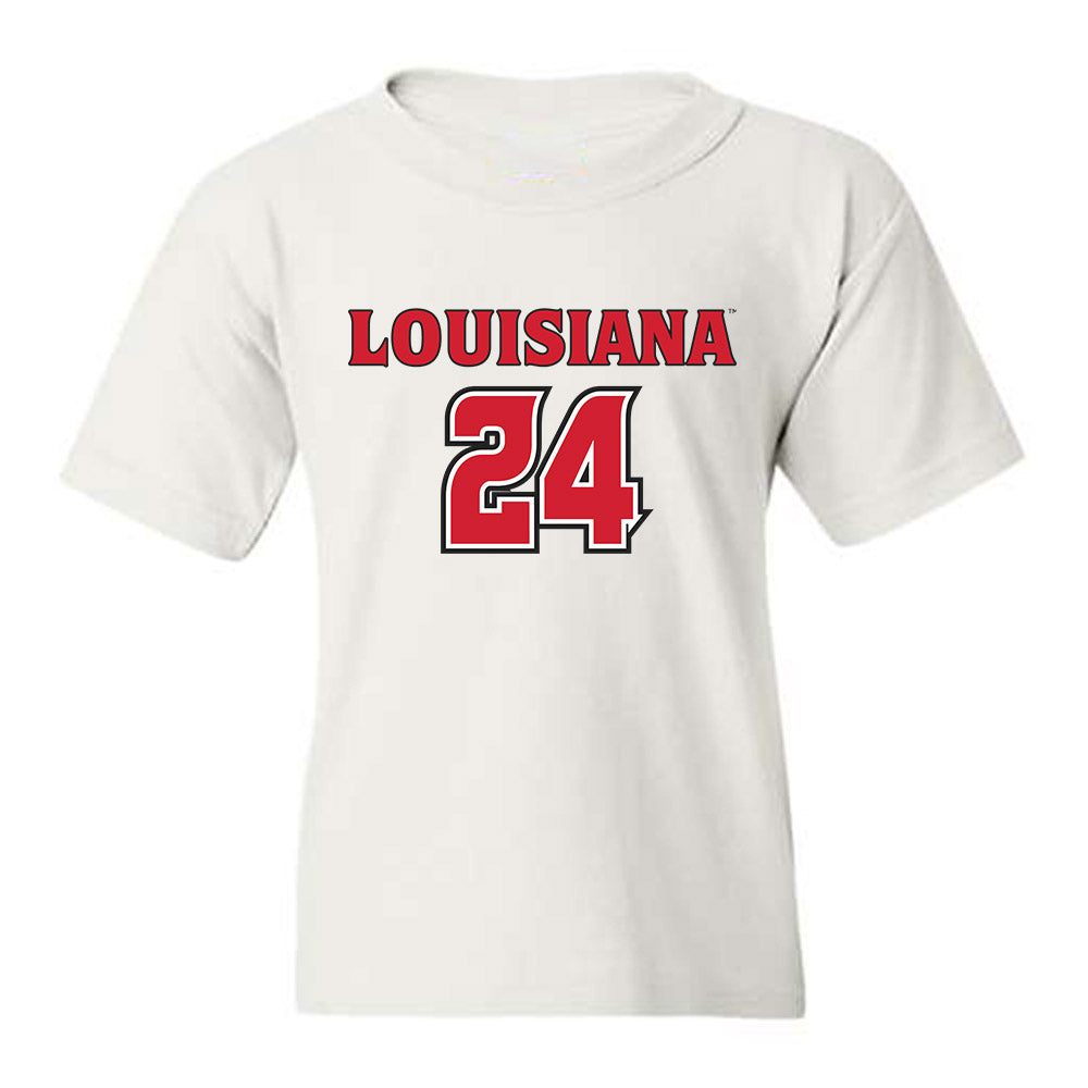 Louisiana - NCAA Women's Basketball : Mikaylah Manley - Replica Shersey Youth T-Shirt-0