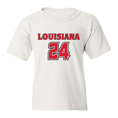 Louisiana - NCAA Women's Basketball : Mikaylah Manley - Replica Shersey Youth T-Shirt-0