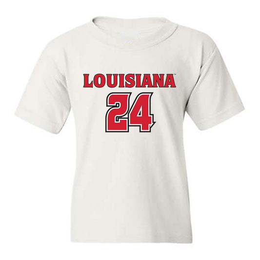 Louisiana - NCAA Women's Basketball : Mikaylah Manley - Replica Shersey Youth T-Shirt-0