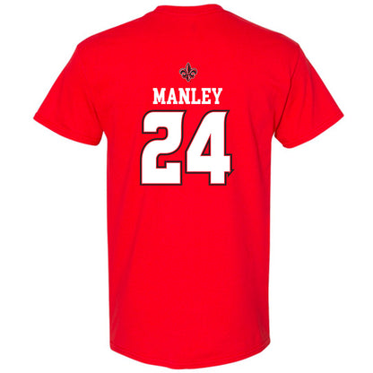 Louisiana - NCAA Women's Basketball : Mikaylah Manley - Replica Shersey T-Shirt-1