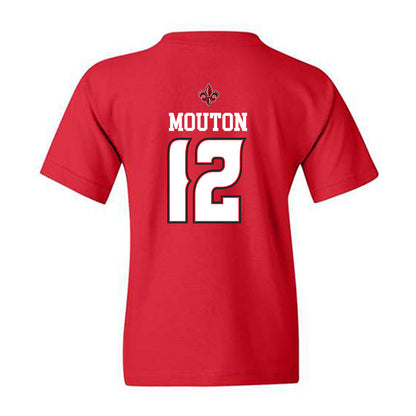 Louisiana - NCAA Men's Basketball : Michael Mouton - Replica Shersey Youth T-Shirt-1