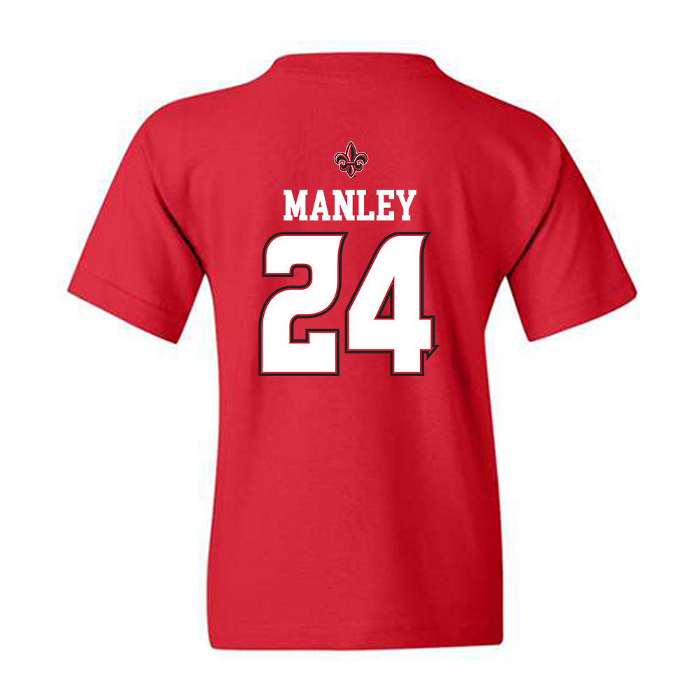 Louisiana - NCAA Women's Basketball : Mikaylah Manley - Replica Shersey Youth T-Shirt-1