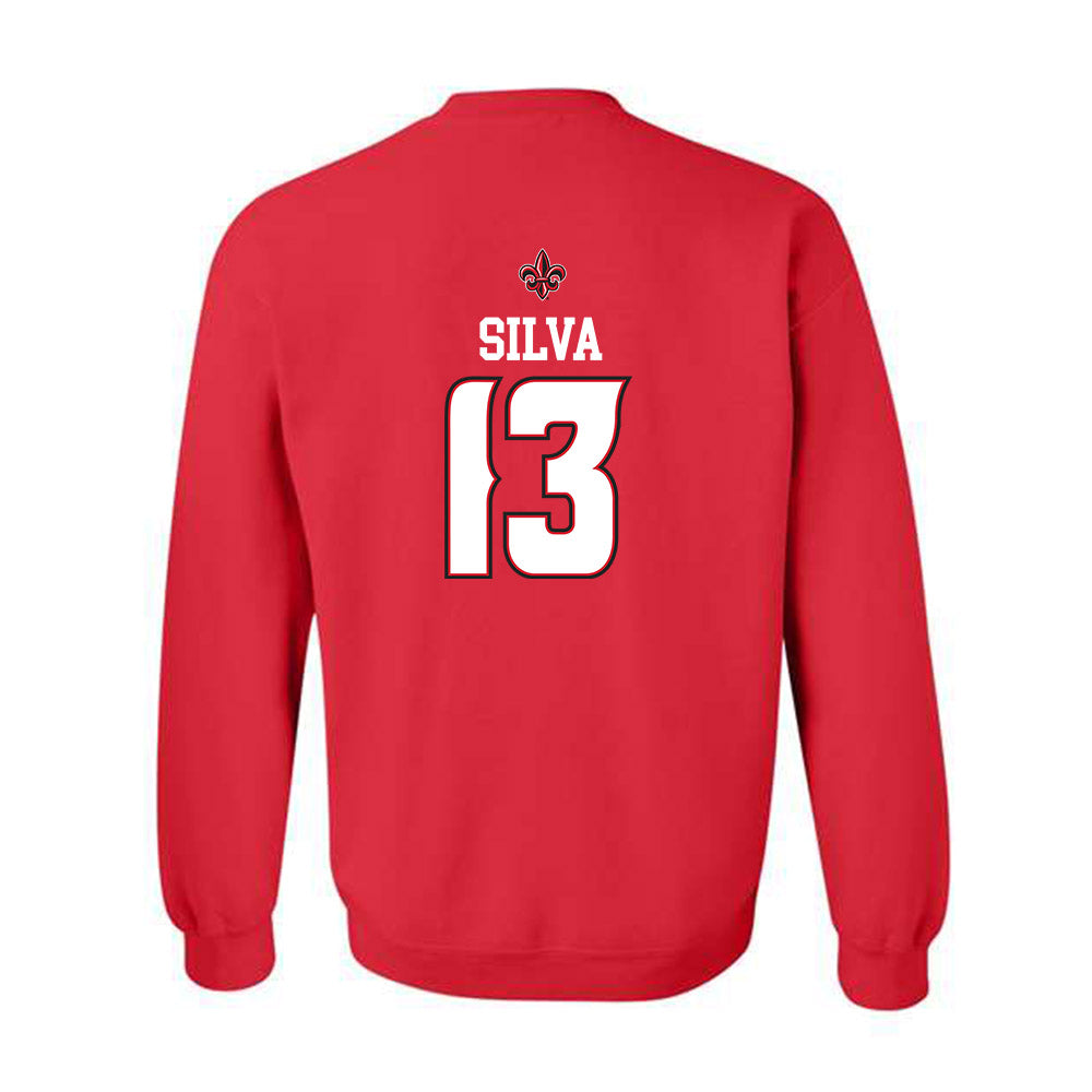 Louisiana - NCAA Women's Basketball : Bianca Silva - Replica Shersey Crewneck Sweatshirt-1