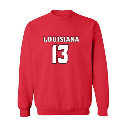Louisiana - NCAA Women's Basketball : Bianca Silva - Replica Shersey Crewneck Sweatshirt-0