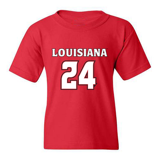 Louisiana - NCAA Women's Basketball : Mikaylah Manley - Replica Shersey Youth T-Shirt-0