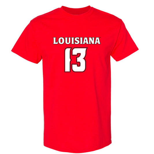 Louisiana - NCAA Men's Basketball : Christian Wright - Replica Shersey T-Shirt-0