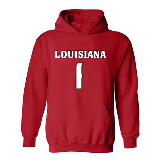 Louisiana - NCAA Women's Basketball : Kahlen Norris - Replica Shersey Hooded Sweatshirt-0