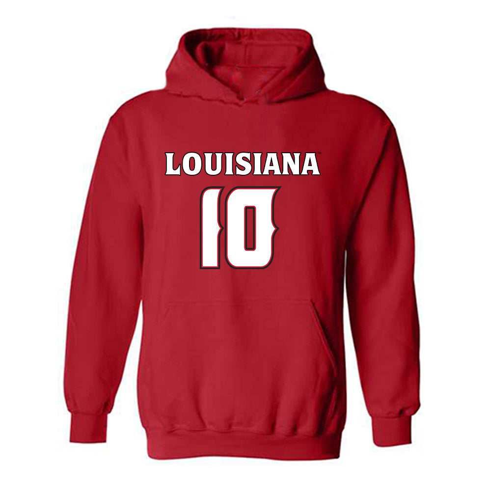 Louisiana - NCAA Women's Basketball : Marina Artero - Replica Shersey Hooded Sweatshirt-0
