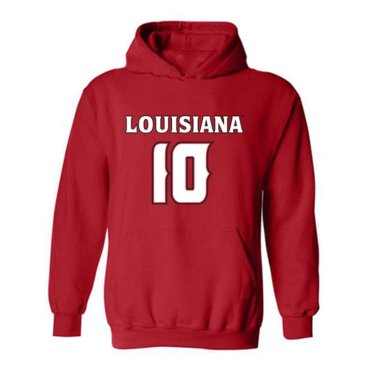 Louisiana - NCAA Women's Basketball : Marina Artero - Replica Shersey Hooded Sweatshirt-0