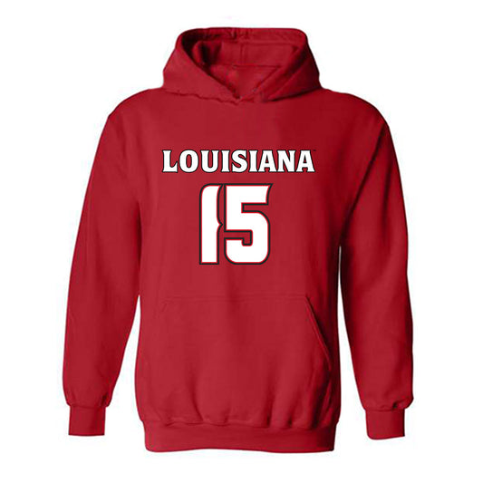 Louisiana - NCAA Women's Basketball : Imani Daniel - Replica Shersey Hooded Sweatshirt-0
