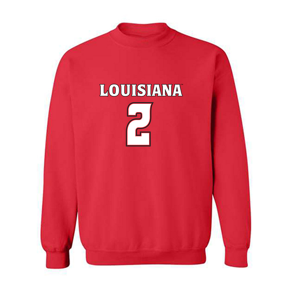 Louisiana - NCAA Men's Basketball : Todd Jones - Replica Shersey Crewneck Sweatshirt-0